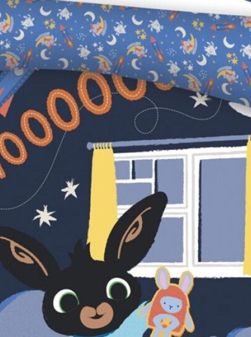 Parure de lit réversible Bing Nuit - 140 cm x 200 cm - Kiabi