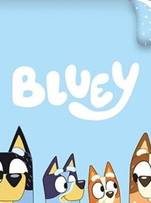 Parure de lit réversible Bluey - Bleue - 140 cm x 200 cm - Kiabi