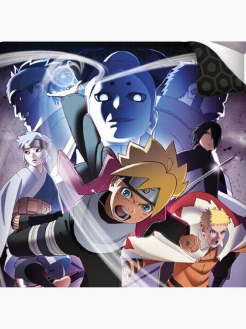 Parure de lit réversible Boruto - Naruto Next Generations - 140 cm x 200 cm - Kiabi