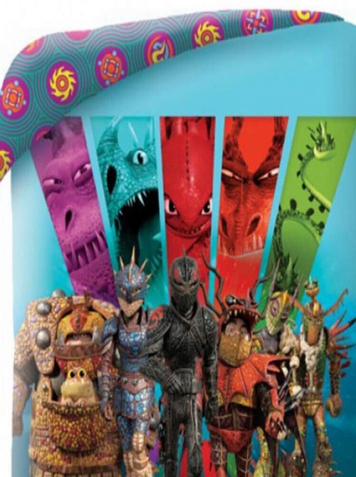 Parure de lit réversible Dragons - modèle Harold et ses amis - Kiabi