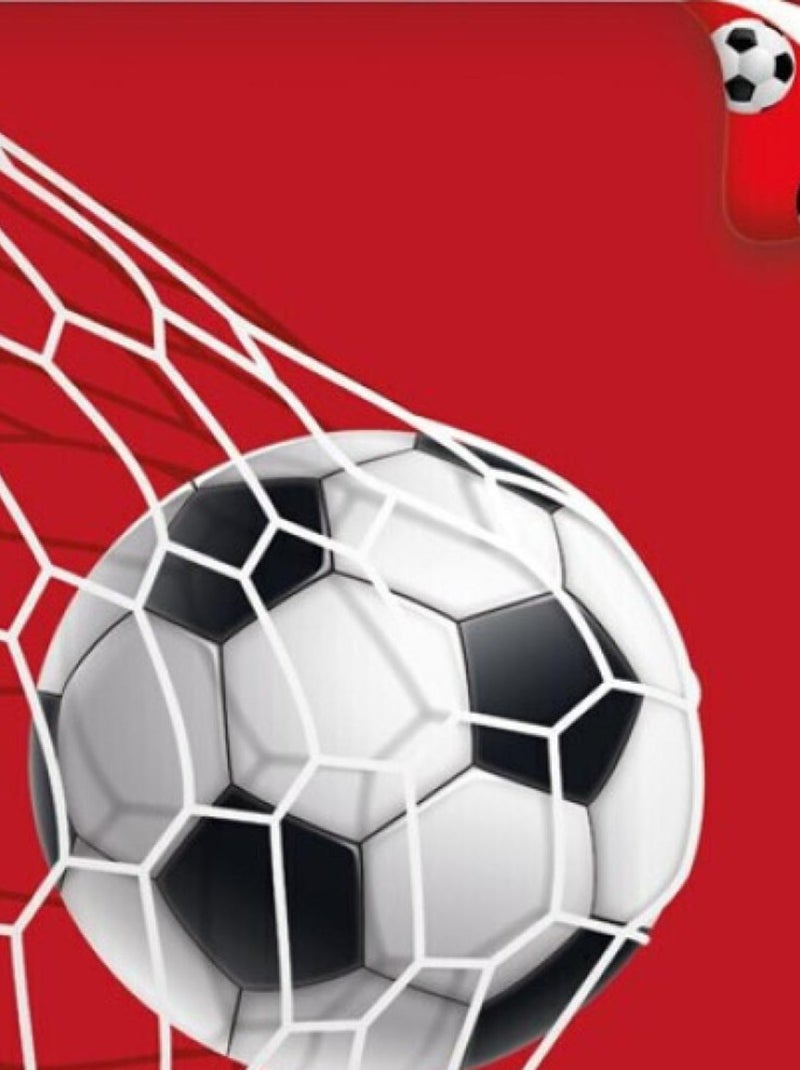 Parure de lit réversible Football - Equipe Nationale de Belgique - 140 cm x 200 cm Multicolore - Kiabi