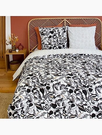 Parure de lit réversible microfibre - 3 pièces