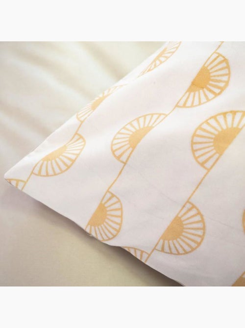 Parure de lit réversible microfibre scandinave - 3 pièces - Kiabi Parure de lit réversible microfibre scandinave - 3 pièces - Kiabi