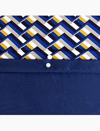 Parure de lit réversible microfibre scandinave - 3 pièces