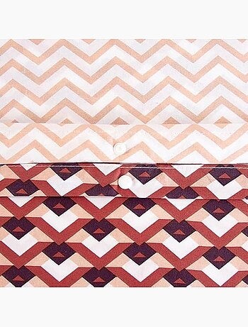 Parure de lit réversible microfibre scandinave - 3 pièces