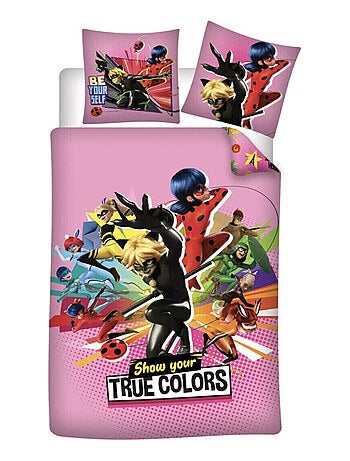 Parure de lit réversible Miraculous - -Show Your True Colors- - 140 cm x 200 cm