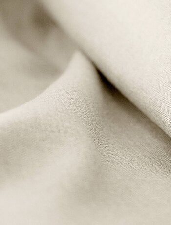 Parure de lit réversible motif chevron 2 places crème Espiga