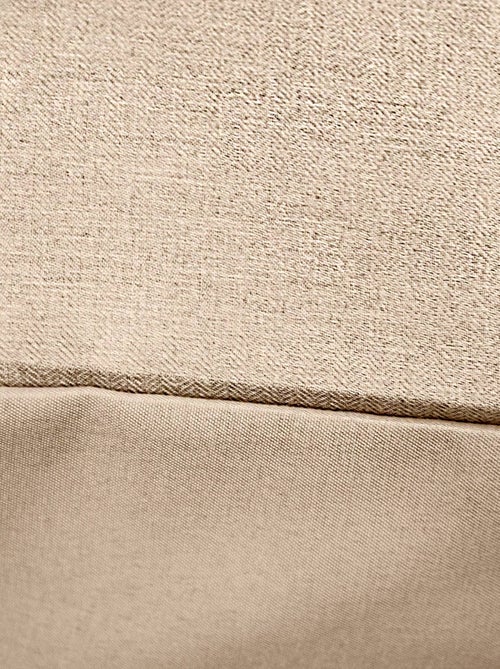 Parure de lit réversible motif chevron 2 places greige Espiga - Kiabi