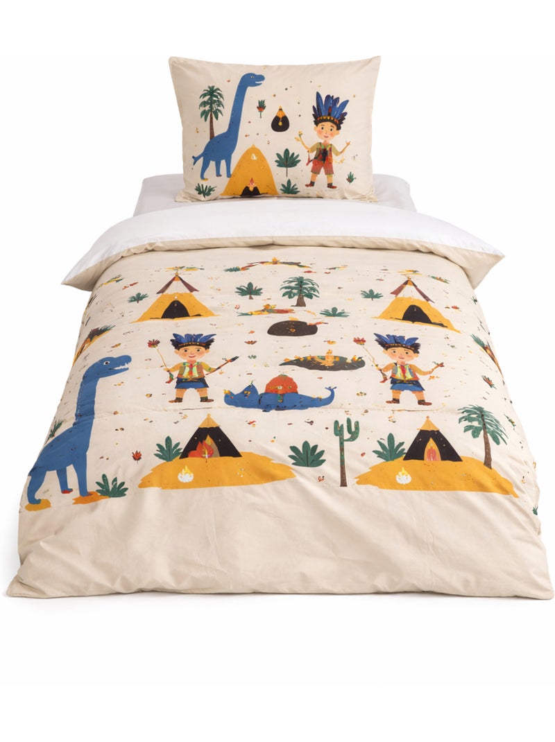 Parure de lit réversible motifs pirate 140x200cm - 140x200 / multicolore Multicolore - Kiabi