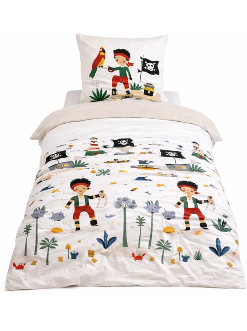 Parure de lit Réversible motifs Pirate 140x200cm - Kiabi Parure de lit Réversible motifs Pirate 140x200cm - Kiabi