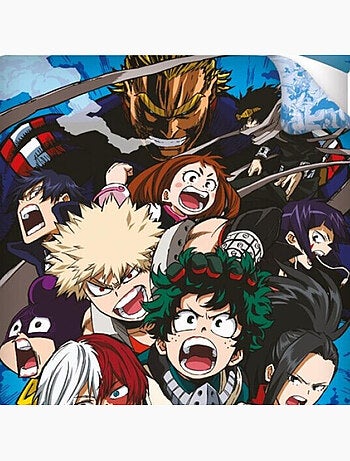Parure de lit réversible My Hero Academia - 140 cm x 200 cm