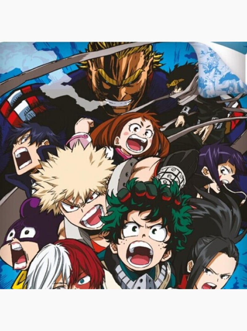 Parure de lit réversible My Hero Academia - 140 cm x 200 cm Multicolore - Kiabi