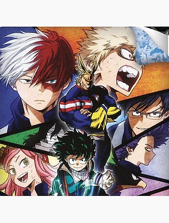 Parure de lit réversible My Hero Academia - 140 cm x 200 cm