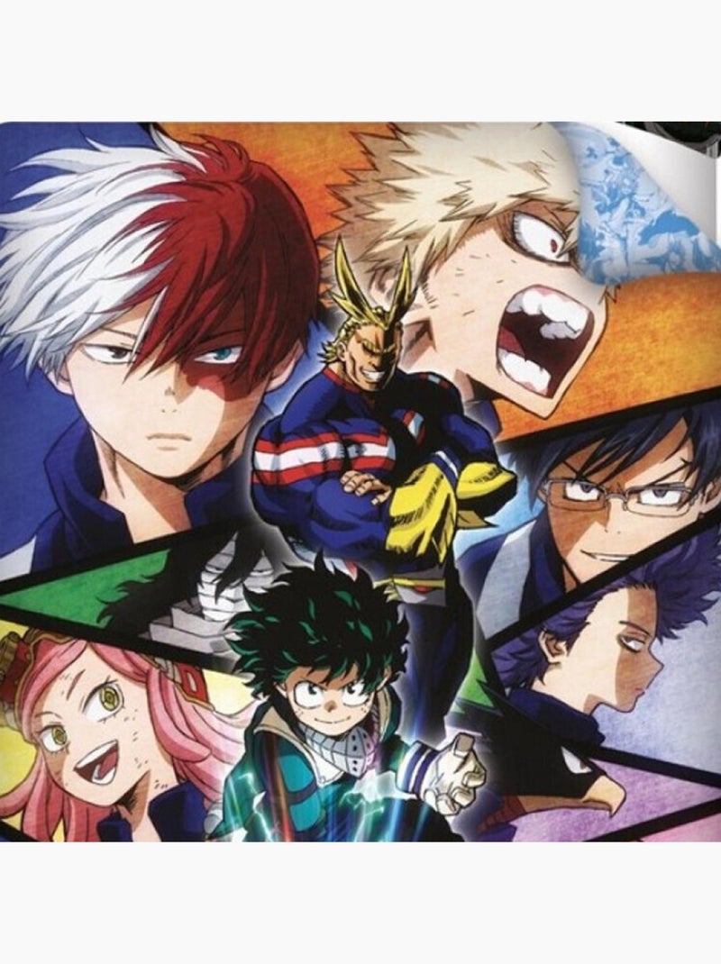 Parure de lit réversible My Hero Academia - 140 cm x 200 cm Multicolore - Kiabi