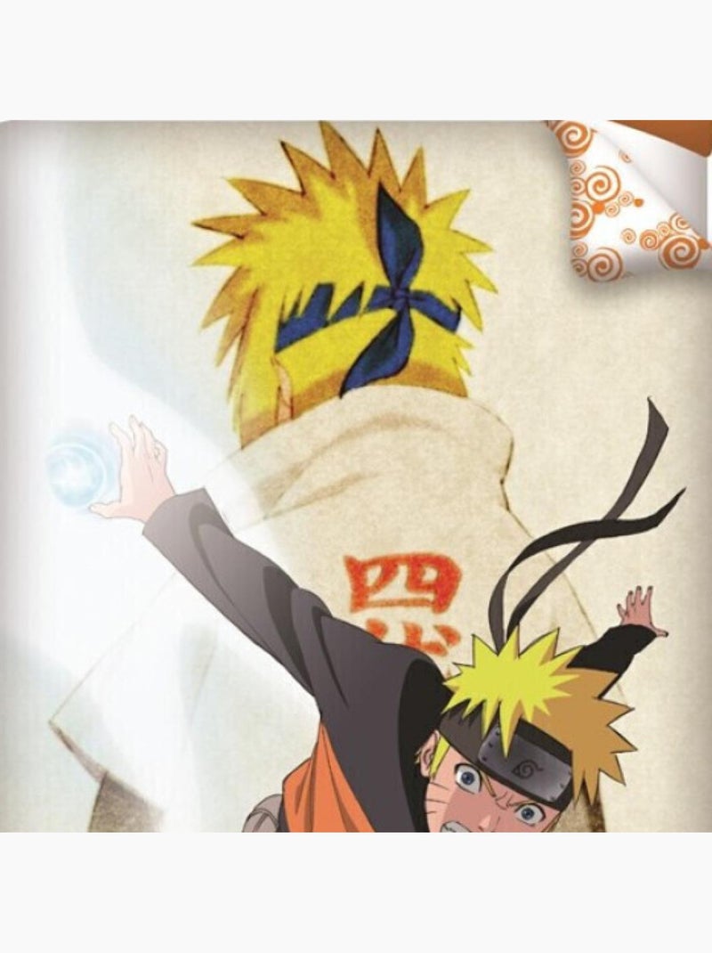 Parure de lit réversible Naruto - 140 cm x 200 cm Multicolore - Kiabi