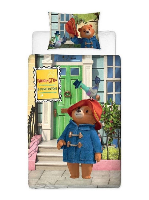 Parure de lit réversible Paddington et Pigeonton -135 x 200 cm - Kiabi