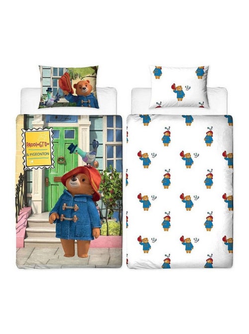 Parure de lit réversible Paddington et Pigeonton -135 x 200 cm - Kiabi