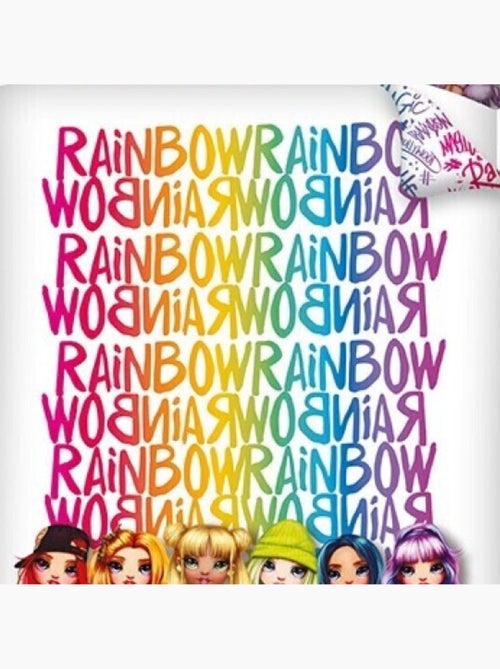Parure de lit réversible Rainbow High - 140 cm x 200 cm - Kiabi Parure de lit réversible Rainbow High - 140 cm x 200 cm - Kiabi