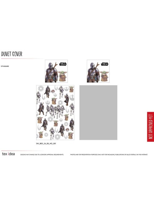 Parure de lit réversible star wars mandalorian - 135 cm x 200 cm - Kiabi Parure de lit réversible star wars mandalorian - 135 cm x 200 cm - Kiabi