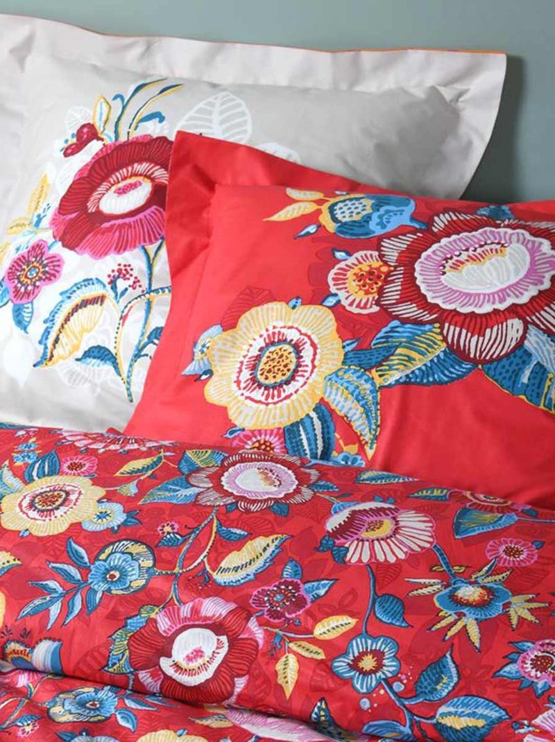 Parure de lit Rouge - Kiabi