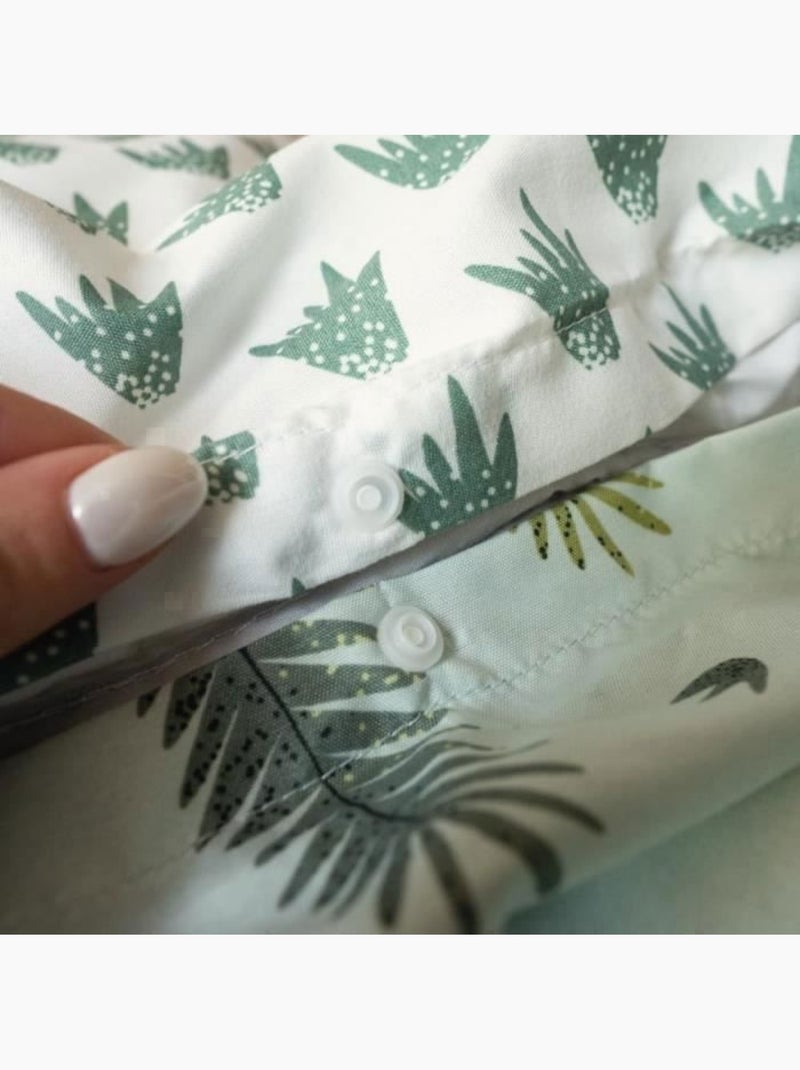 Parure de lit r?versible - Jungle lion - 2 pi?ces Vert - Kiabi