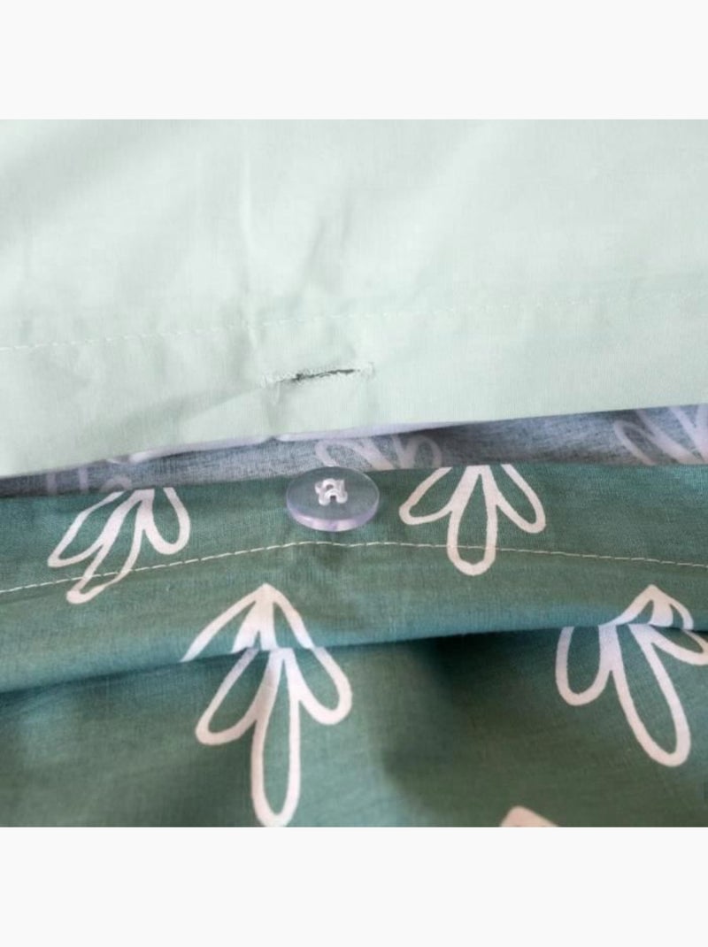 Parure de lit r?versible renard - 2 pi?ces Vert - Kiabi