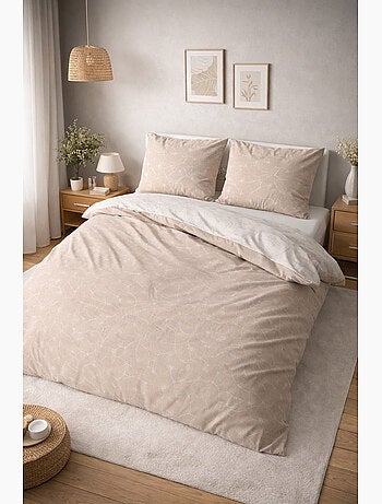 Parure de lit Sable Naturel - 240x220 / Naturel