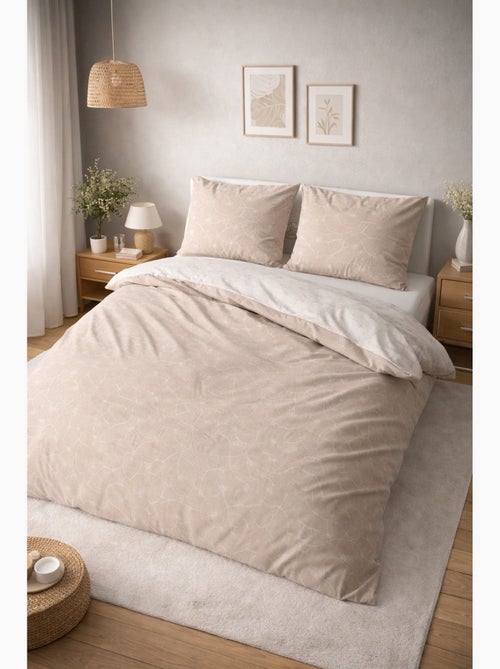 Parure de lit sable naturel - 240x220 / naturel - Kiabi Parure de lit sable naturel - 240x220 / naturel - Kiabi