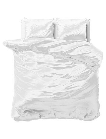 Parure de Lit Satin Blanc