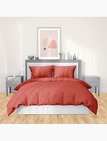 Parure de lit satin coton - 3 pièces