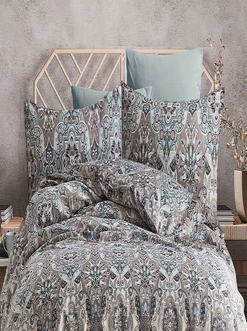 Parure de lit satin de coton - Kiabi