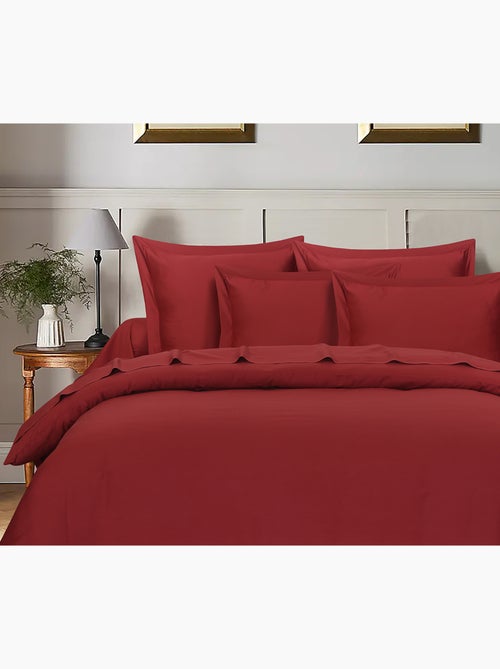 Parure de lit satin de coton - Kiabi