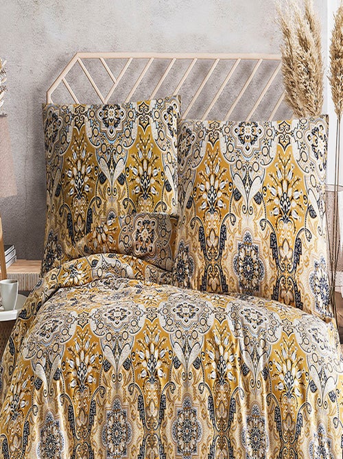 Parure de lit satin de coton - Kiabi