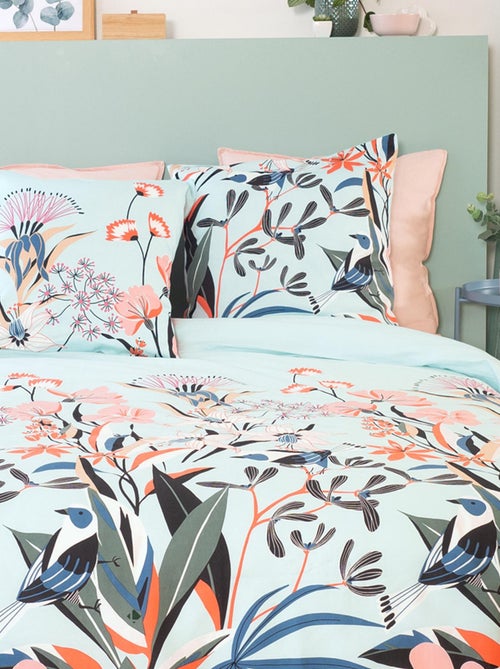 Parure de lit satin de coton PAYA - Kiabi