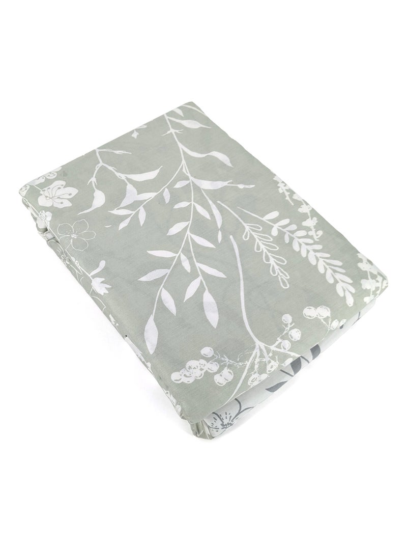 Parure de lit satin de coton SUSIE Vert - Kiabi