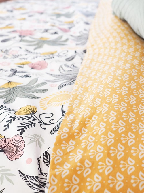 Parure de lit satin de coton WAYAN - Kiabi