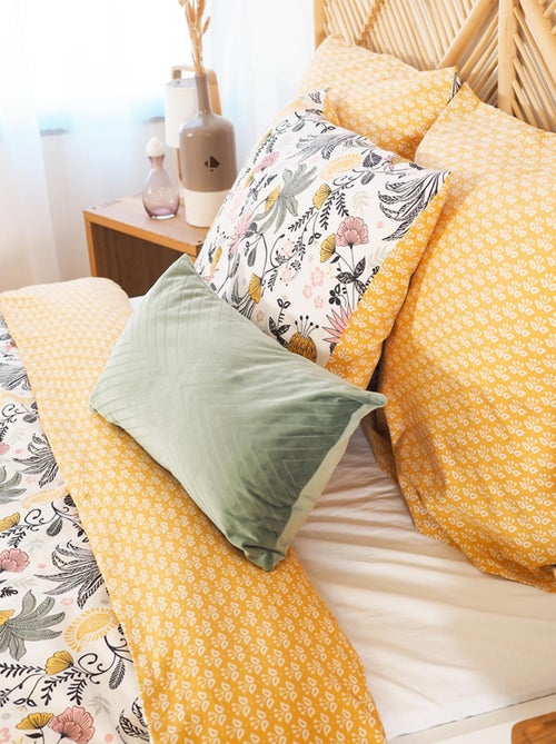 Parure de lit satin de coton WAYAN - Kiabi