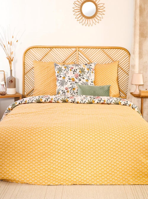 Parure de lit satin de coton WAYAN - Kiabi