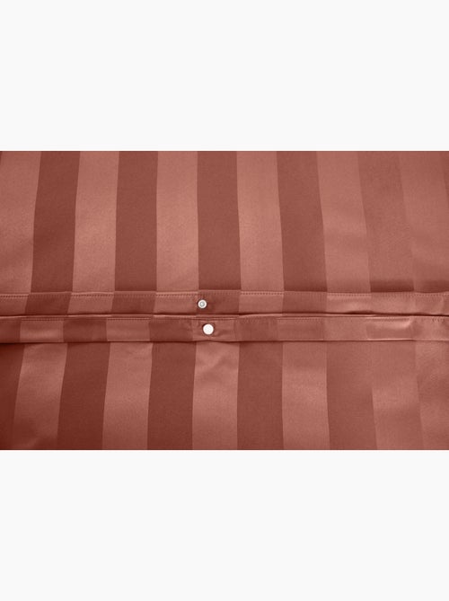 Parure de Lit Satin en Microfibre – Rayures Tissées - Kiabi