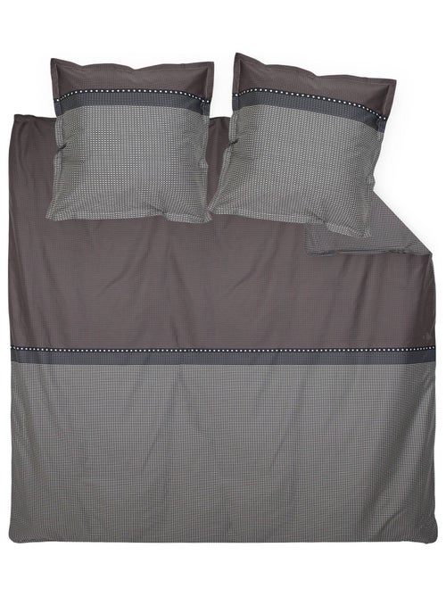 Parure de lit satin ENZO Taie 65x65 cm - Kiabi