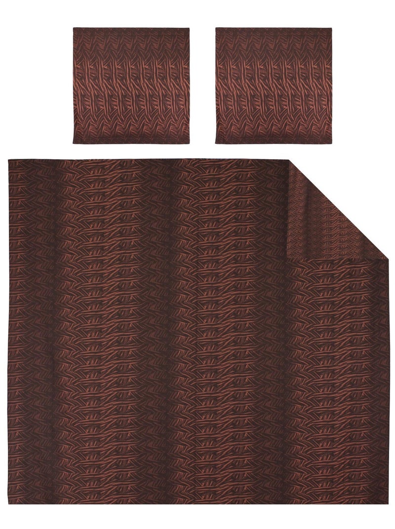 Parure de lit satin OPERA Marron - Kiabi