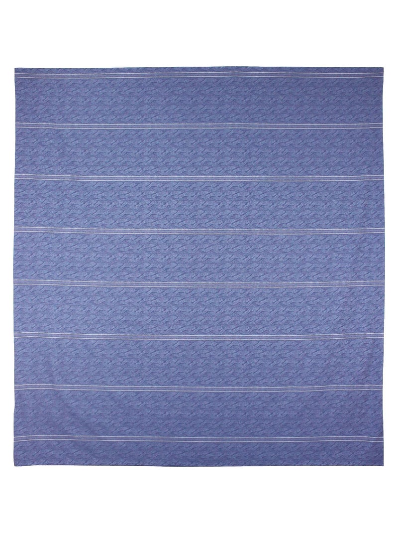 Parure de lit satin VENDOME Bleu - Kiabi