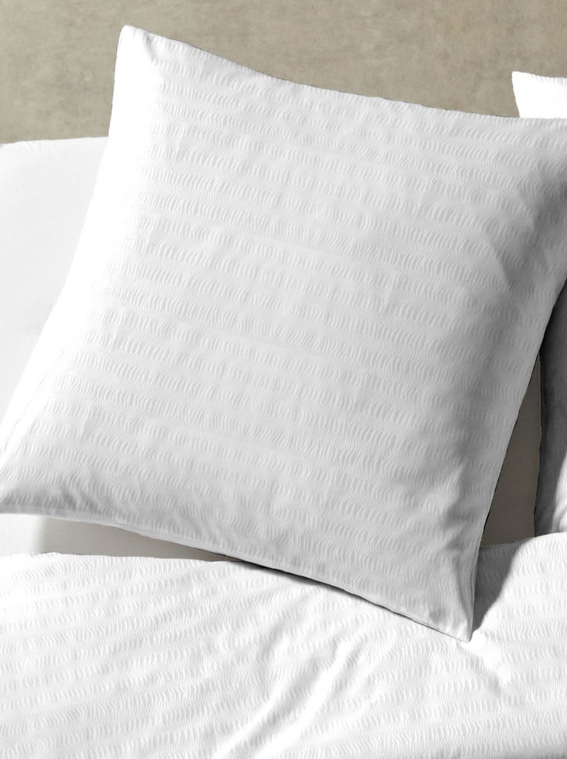 Parure de lit Seersucker Blanc - Kiabi