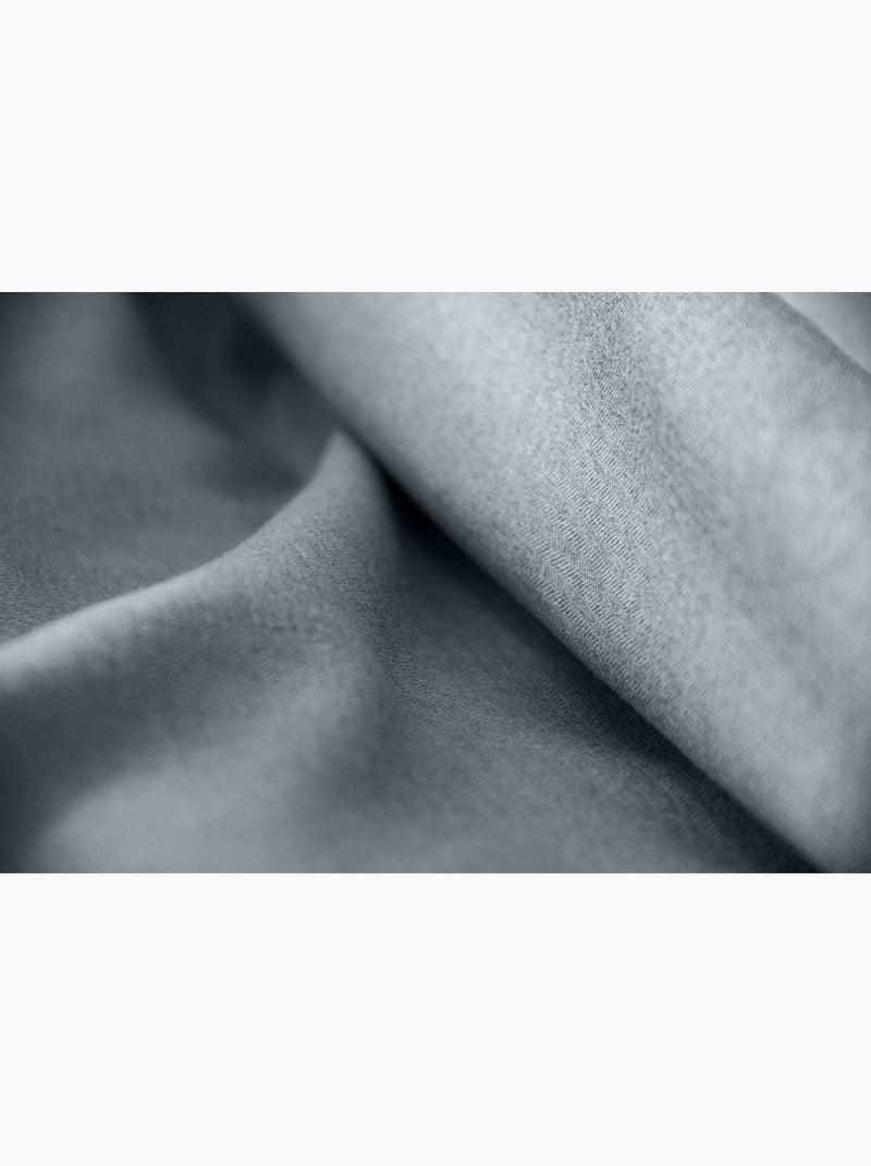 Parure de lit sensation flanelle - 240x220 / anthracite gris anthracite - Kiabi