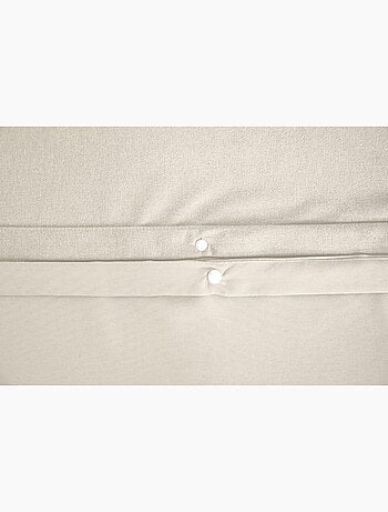 Parure de lit sensation flanelle - gris - 240x220 / gris