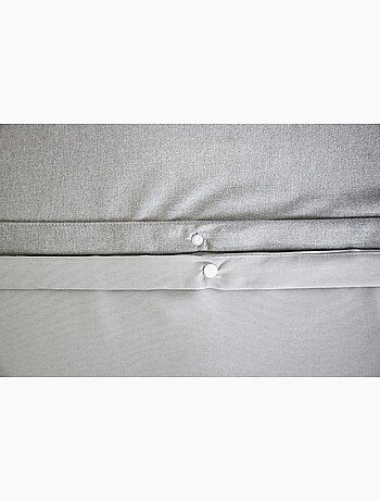 Parure de lit sensation flanelle - gris - 240x220 / gris
