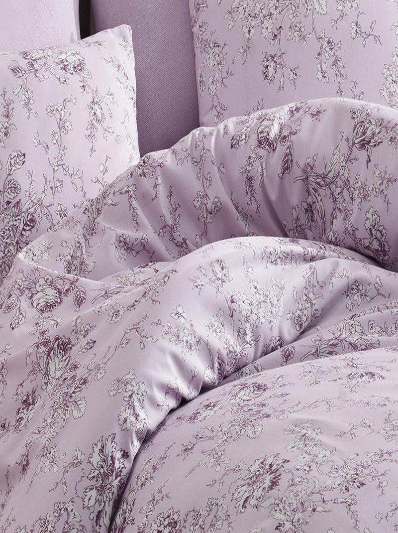 Parure de lit SILA Mauve lilas - Kiabi