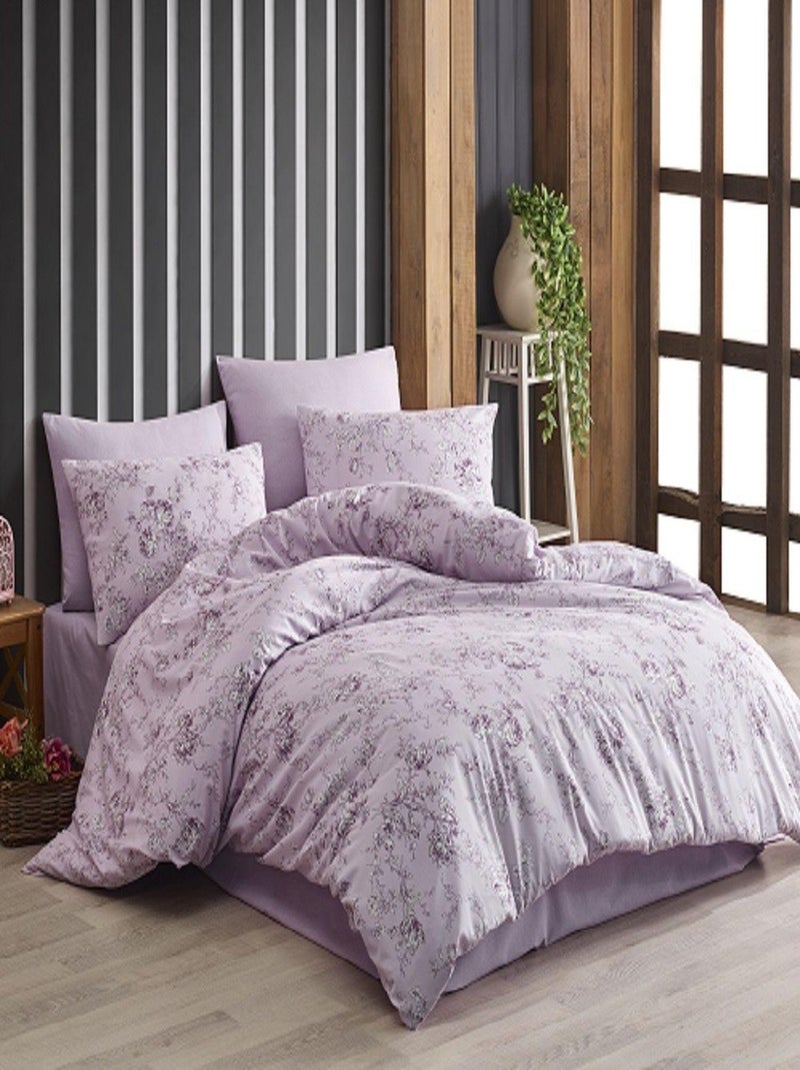 Parure de lit SILA Mauve lilas - Kiabi