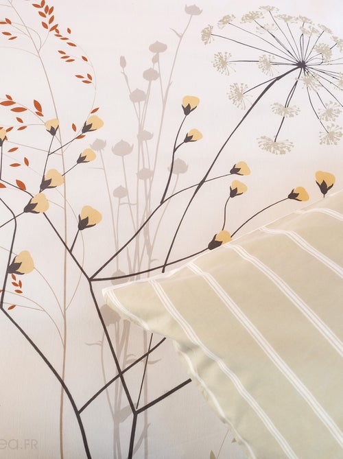 Parure de lit SOLIFLORE coton  Taie 63x63 cm - Kiabi
