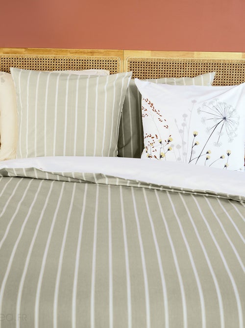 Parure de lit SOLIFLORE coton  Taie 63x63 cm - Kiabi